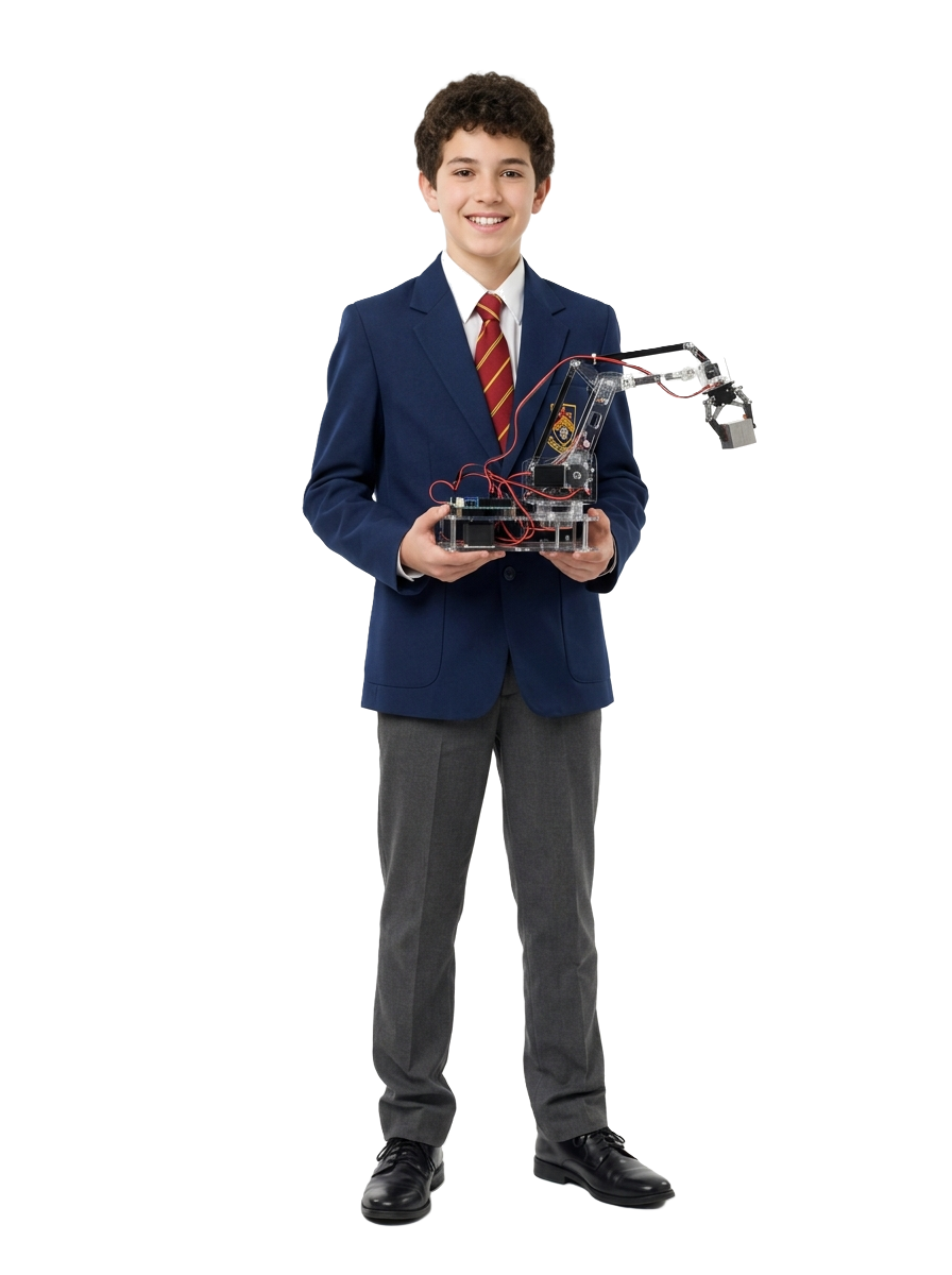 Robotik ve Kodlama Kulübü Öğrencisi